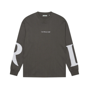 LAST RESORT LR LS TEE GREY
