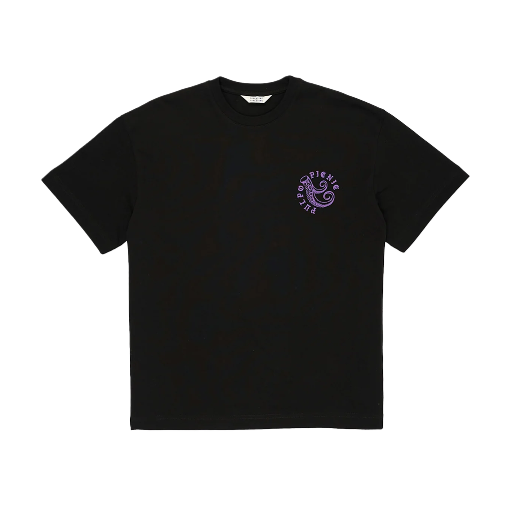 LIBERTINE-LIBERTINE BROKE PULPO SHIRT BLACK