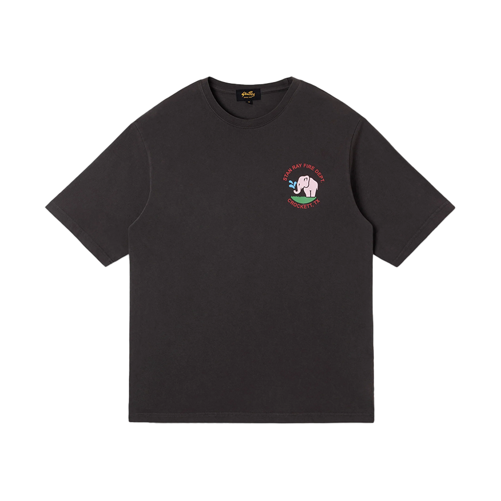 STAN RAY FIRE DEPT TEE BLACK