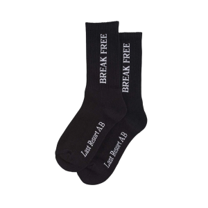 LAST RESORT AB SOCKS BREAK FREE BLACK