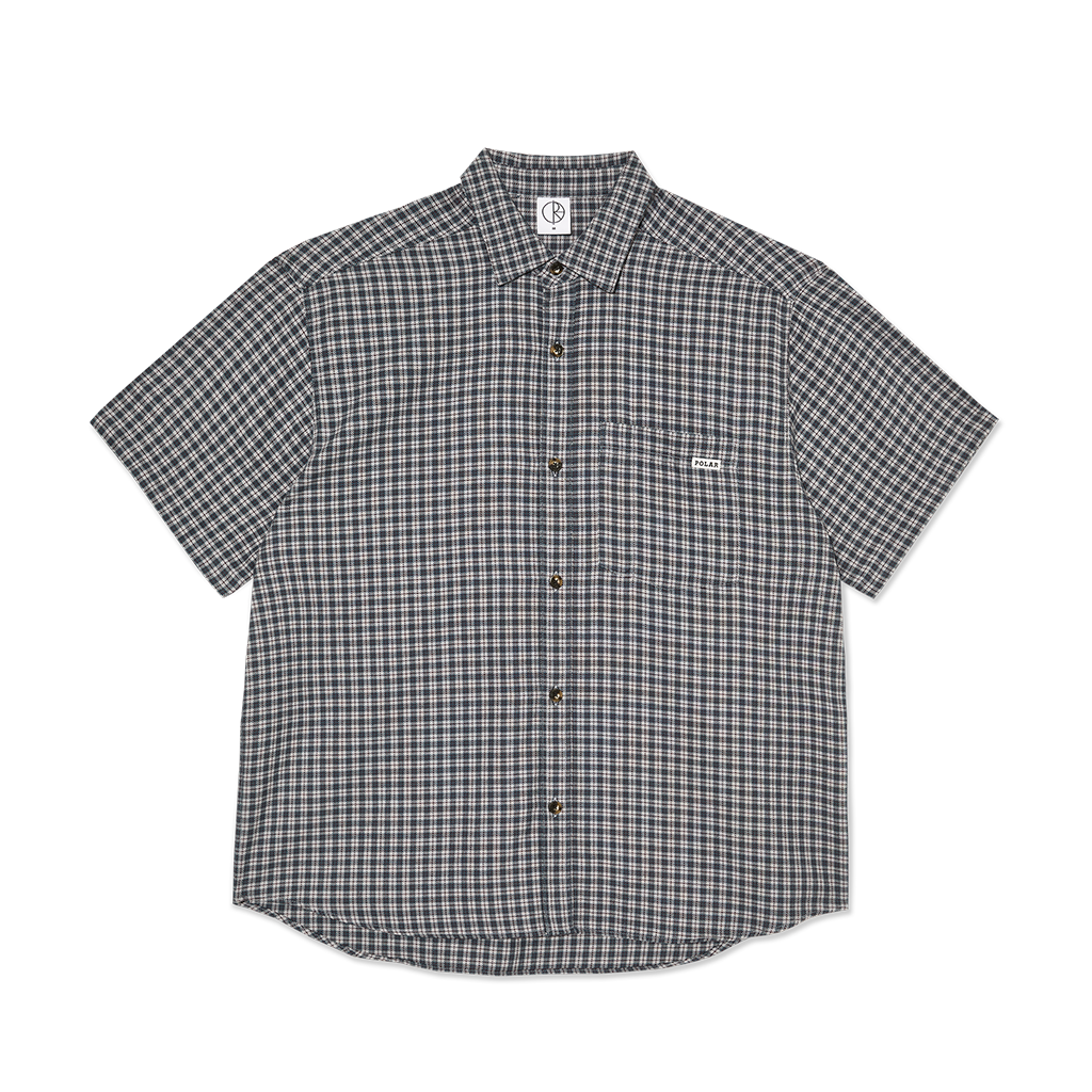 POLAR MITCH SHIRT BLUE CHECK