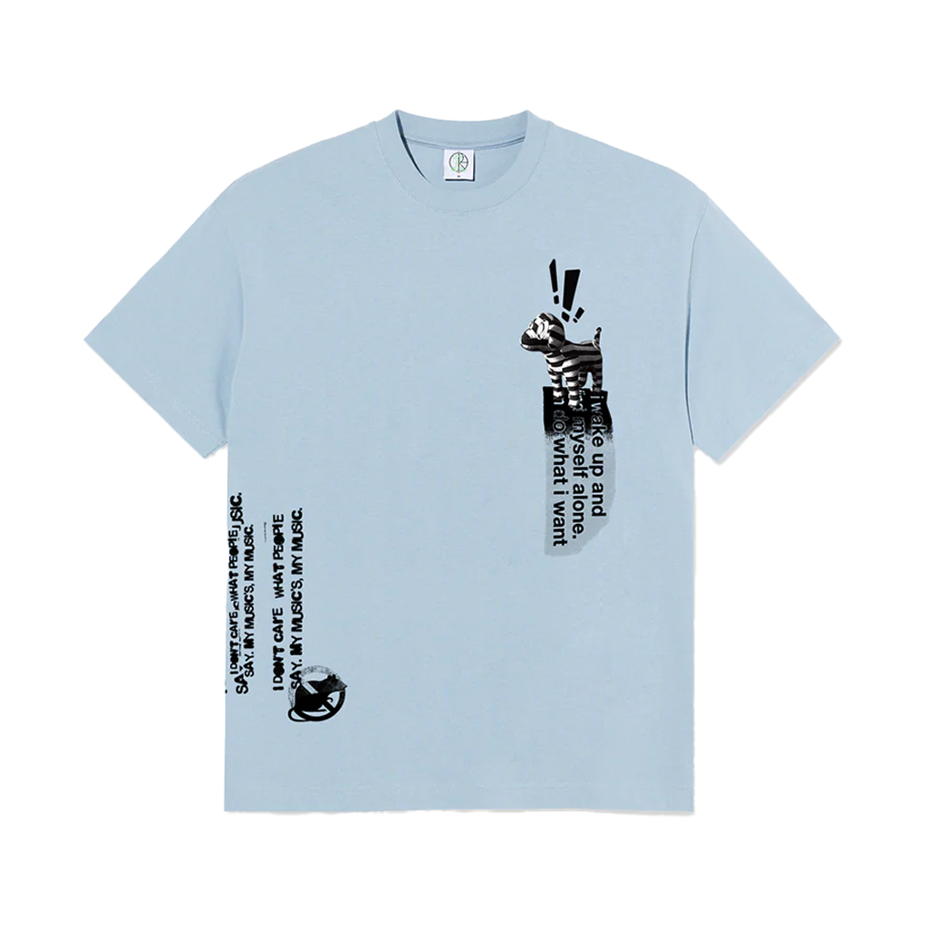 POLAR TEE MY MUSIC LIGHT BLUE