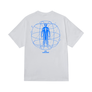 tttt unlimited Diagram T-shirt - White blue
